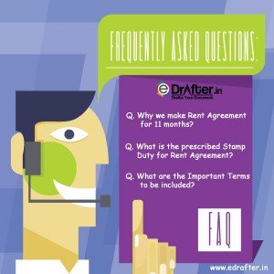 frequently asked questions on rent agreement