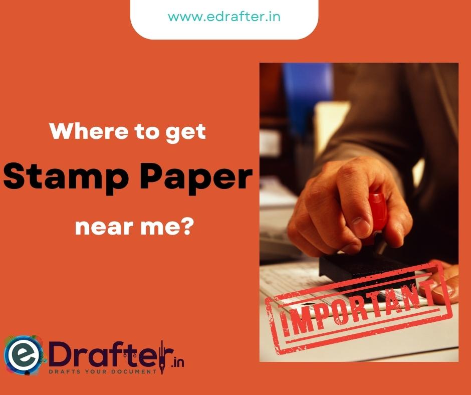 Where to get Stamp Paper near me?