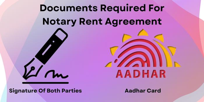 Documents needed for Notarization