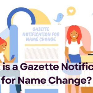 gazette notification for name change