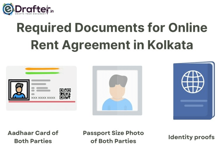 required for document for online rent agreement in kolkata