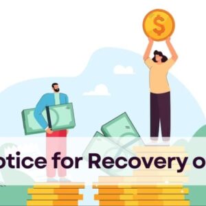 Legal Notice for Recovery of Money