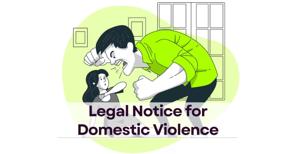 Legal notice for Domestic Violence