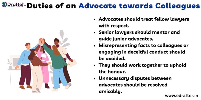 Duties of Advocate towards Colleagues