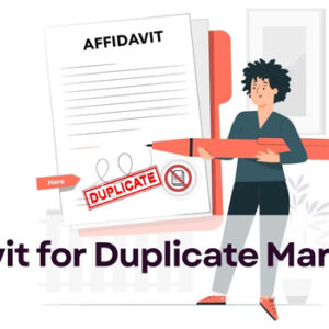 Affidavit for Duplicate Marksheet