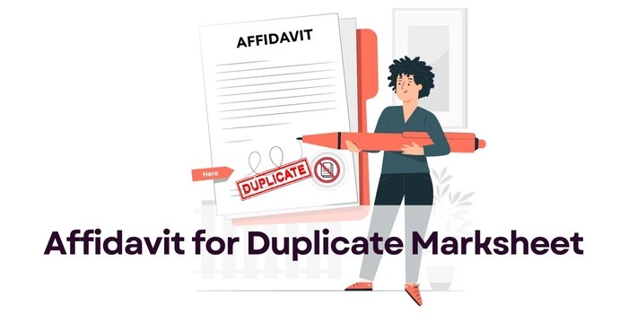 Affidavit for Duplicate Marksheet