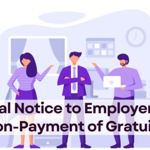 Legal Notice to Employer for Non-Payment of Gratuity
