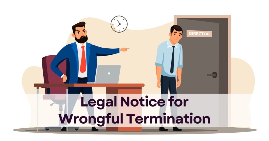 Legal Notice for Wrongful Termination