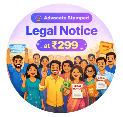 Advocate Stamped Legal Notice ₹299