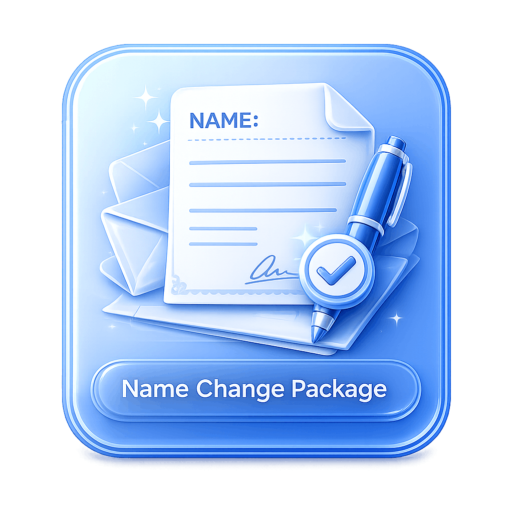 Name Change Package