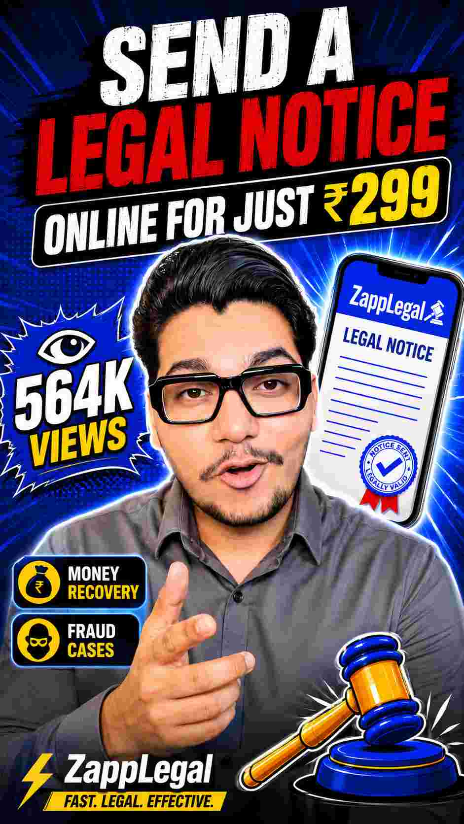 ZappLegal reel by @tarunmalikbusiness