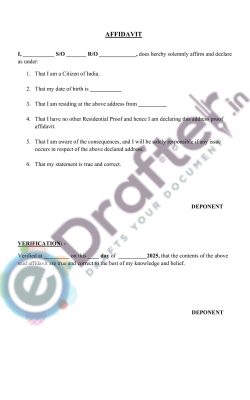 Address Proof