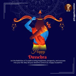 ✨🌸 Happy Dussehra from Duggu Foundation! 🌸✨

On this auspicious day, let’s celebrate the victory of good over evil, light over darkness, and hope over despair. 🌼
May Lord Rama’s courage and Maa Durga’s blessings inspire us to walk the path of truth, kindness, and compassion. 💫

Wishing you and your family a joyous and prosperous Dussehra! 🎉🙏
— Team Duggu Foundation 💖

#HappyDussehra #Dussehra2025 #VictoryOfGoodOverEvil #DugguFoundation
#Dugguslegacy